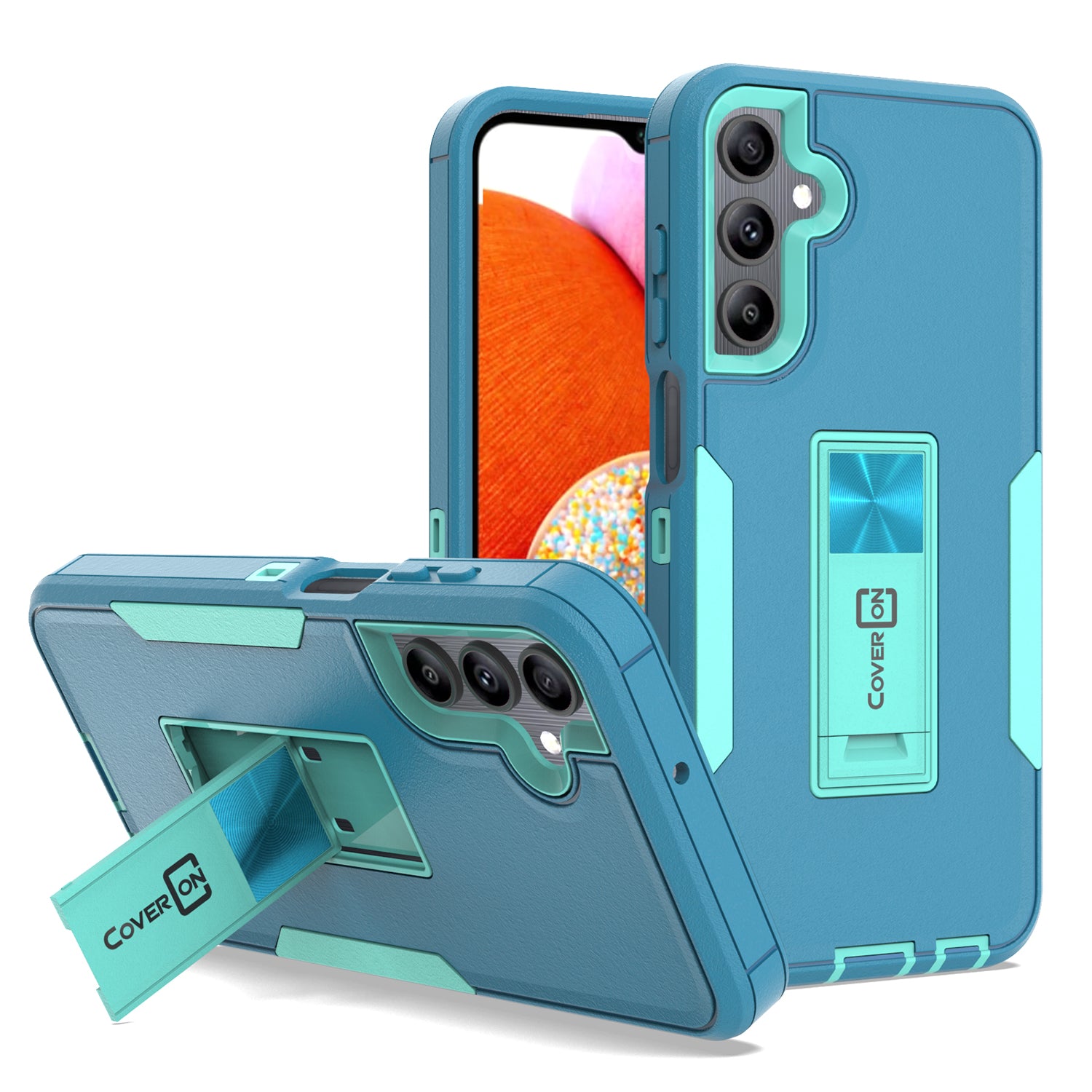 Samsung Galaxy A15 5G Case Heavy Duty Rugged Phone Cover w/ Kickstand – CoverON Case Samsung Galaxy A15 5G Case Heavy Duty Rugged Phone Cover w/ Kickstand – CoverON Case