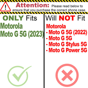 Motorola Moto G 5G 2023 Case Heavy Duty Military Grade Phone Cover