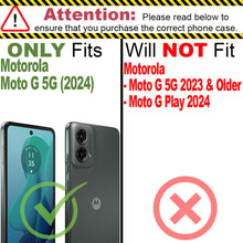 Load image into Gallery viewer, Motorola Moto G 5G (2024) Case Slim TPU Phone Cover w/ Carbon Fiber
