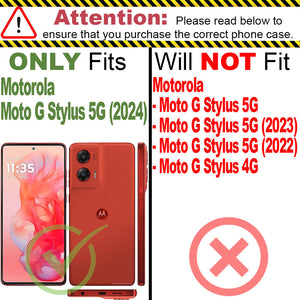 Motorola Moto G Stylus 5G 2024 Case Slim TPU Design Phone Cover