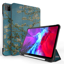 Load image into Gallery viewer, CoverON Smart Cover For Apple iPad 10.2&quot; inch 8th &amp; 7th Generation Case, Slim Flip Pen Holder Tablet Auto Wake / Sleep - Almond Blossom
