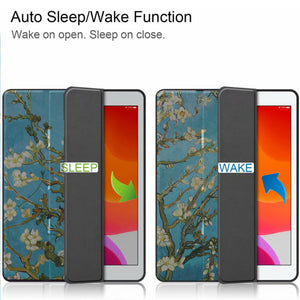 CoverON Smart Cover For Apple iPad Pro 10.5" Case, Slim Flip Pen Holder Tablet Auto Wake / Sleep - Almond Blossom