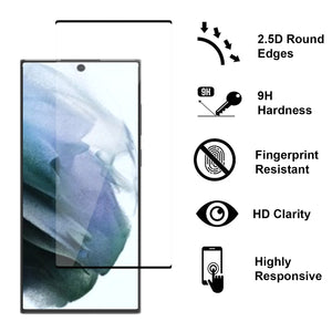 Samsung Galaxy S22 Ultra 5G Case - Heavy Duty Card Holder Belt Clip Holster Cover