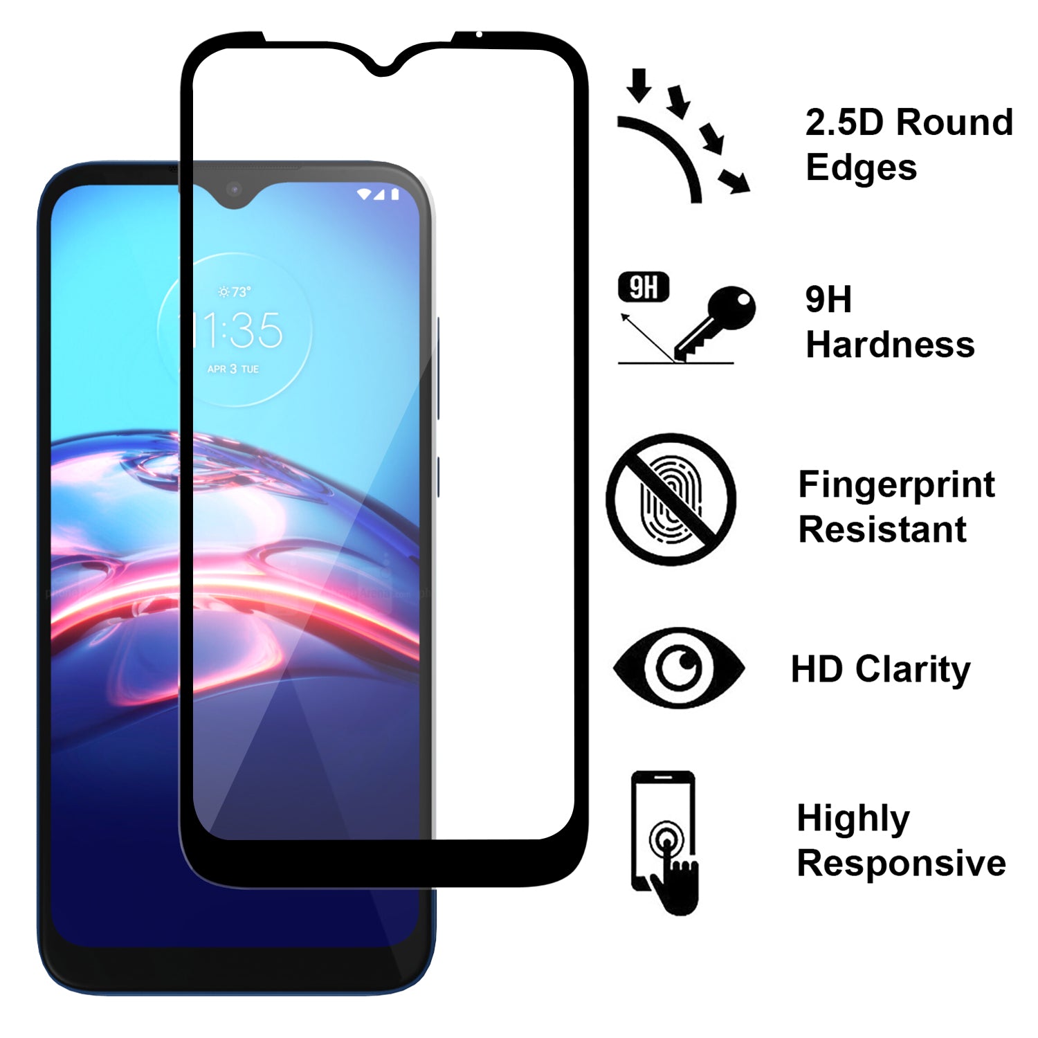 Motorola Moto E (2020) Case - Heavy Duty Shockproof Clear Phone Cover –  CoverON Case