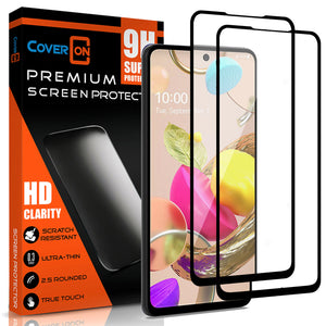 LG K42 Tempered Glass Screen Protector - InvisiGuard Series (1-3 Piece)