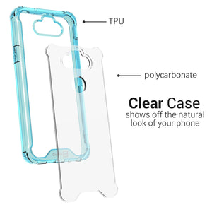 LG Tribute Monarch / Risio 4 / K8x Clear Case Hard Slim Protective Phone Cover - Pure View Series