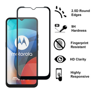 Motorola Moto E7 Tempered Glass Screen Protector - InvisiGuard Series (1-3 Piece)