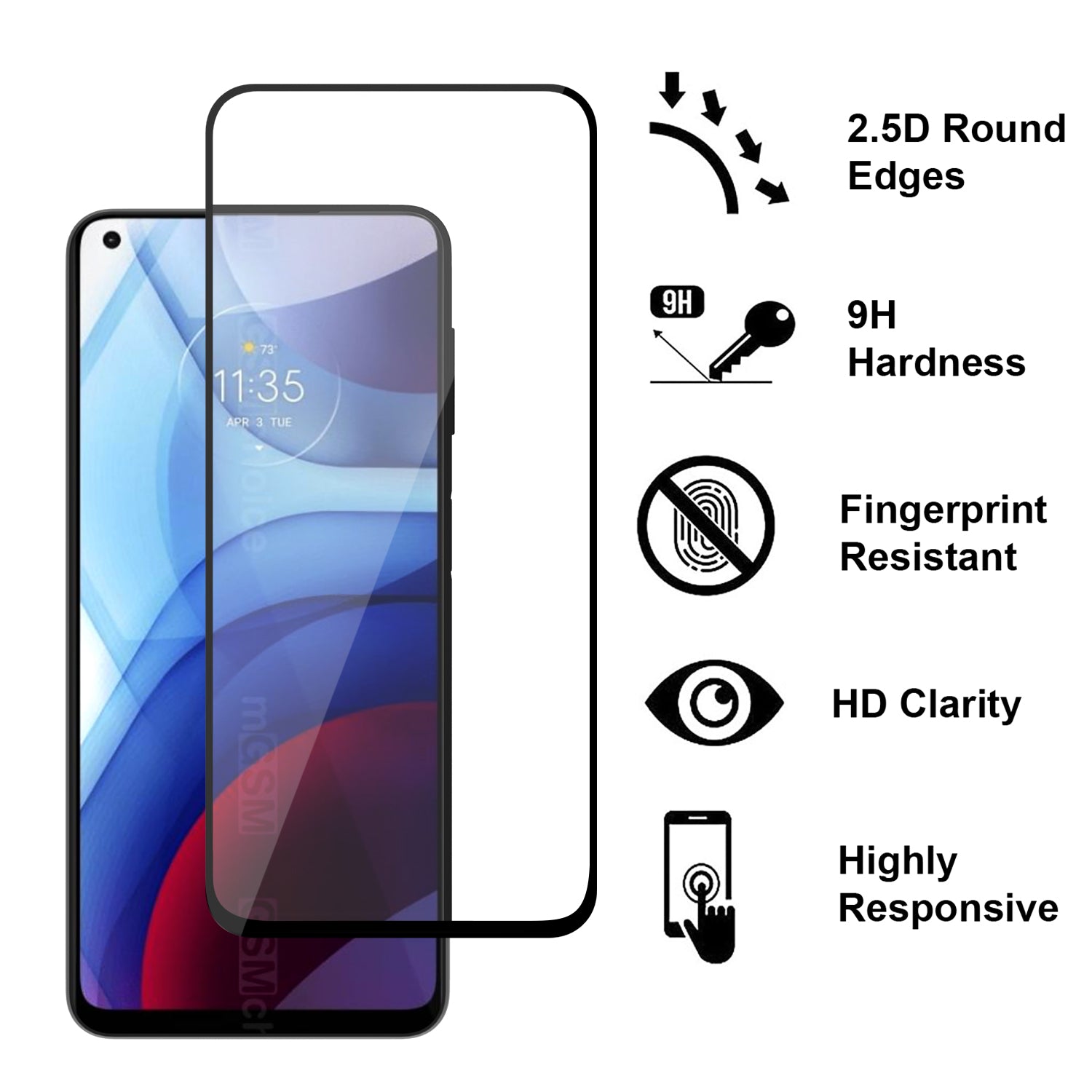 2x For Xiaomi Redmi Note 11 Pro 5G HD Clarity Tempered Glass Screen  Protector