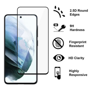 Samsung Galaxy S21 FE Case - Metal Kickstand Hybrid Phone Cover - SleekStand Series