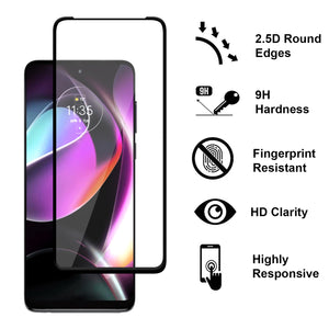 Motorola Moto G 5G 2022 Credit Card Holder Phone Case w/ Ring