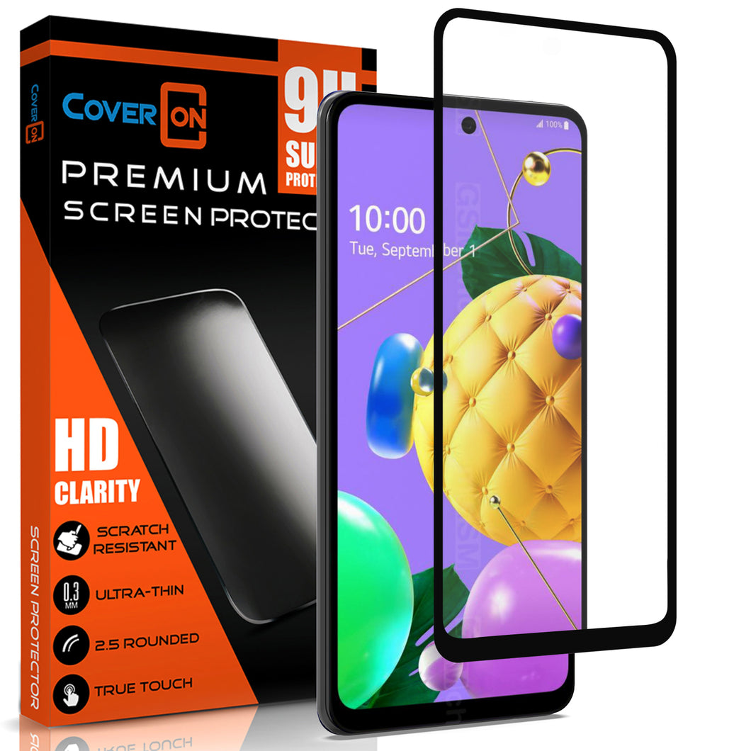 LG K52 / K62 / Q52 Tempered Glass Screen Protector - InvisiGuard Series (1-3 Piece)