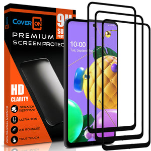LG K52 / K62 / Q52 Tempered Glass Screen Protector - InvisiGuard Series (1-3 Piece)