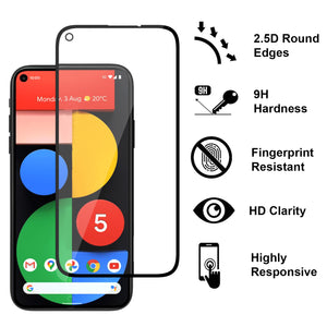 Google Pixel 5a Case - Heavy Duty Protective Hybrid Phone Cover - HexaGuard Series
