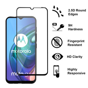 Motorola Moto G30 / Moto G10 Case - Clear Tinted Metal Ring Phone Cover - Dynamic Series