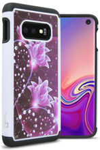 Load image into Gallery viewer, Samsung Galaxy S10e Case - Rhinestone Bling Hybrid Phone Cover - Aurora Series
