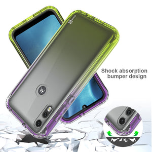 Motorola Moto E (2020) Clear Case Full Body Colorful Phone Cover - Gradient Series