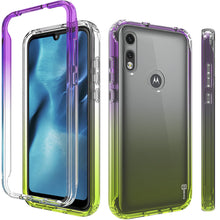 Load image into Gallery viewer, Motorola Moto E (2020) Clear Case Full Body Colorful Phone Cover - Gradient Series
