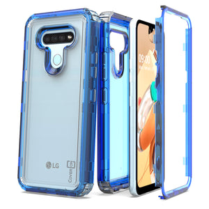 LG K51 / Reflect Clear Case - Full Body Tough Military Grade Shockproof Phone Cover