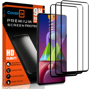 Samsung Galaxy M51 Tempered Glass Screen Protector - InvisiGuard Series (1-3 Piece)