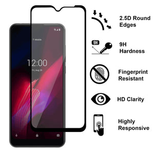 TCL T-Mobile Revvl 4 Plus Tempered Glass Screen Protector - InvisiGuard Series (1-3 Piece)