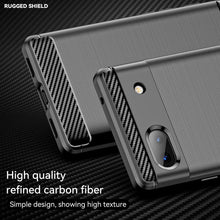Load image into Gallery viewer, Google Pixel 6a Slim Soft Flexible Carbon Fiber Brush Metal Style TPU Case
