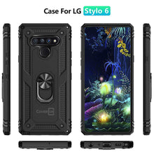 Load image into Gallery viewer, LG Stylo 6 Case with Metal Ring - Resistor Series

