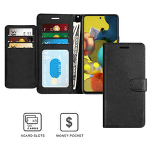 Load image into Gallery viewer, Samsung Galaxy A51 5G Wallet Case - RFID Blocking Leather Folio Phone Pouch - CarryALL Series
