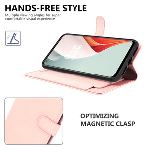 OnePlus Nord N100 Wallet Case - RFID Blocking Leather Folio Phone Pouch - CarryALL Series