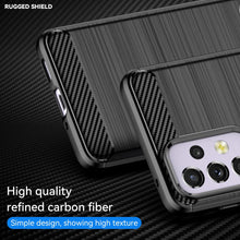 Load image into Gallery viewer, Samsung Galaxy A33 5G Slim Soft Flexible Carbon Fiber Brush Metal Style TPU Case
