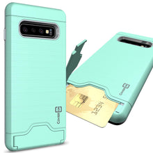 Load image into Gallery viewer, Samsung Galaxy S10 Case with Card Holder Kickstand - SecureCard Series
