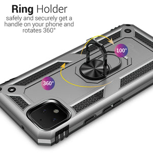 Google Pixel 4 Case with Metal Ring Kickstand - Resistor Series