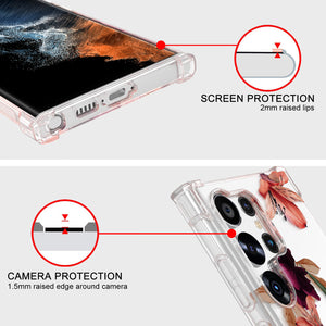 Samsung Galaxy S23 Ultra Slim Case Transparent Clear TPU Design Phone Cover
