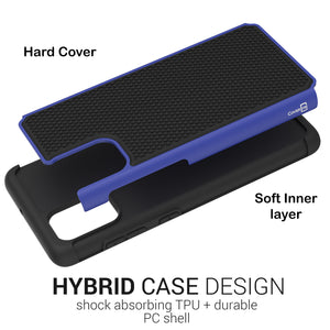 Samsung Galaxy A71 Case - Heavy Duty Protective Hybrid Phone Cover - HexaGuard Series