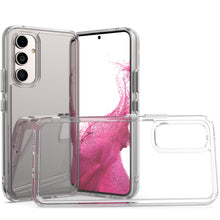 Load image into Gallery viewer, Samsung Galaxy A54 5G Clear Hybrid Slim Hard Back TPU Case Chrome Buttons
