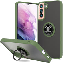 Load image into Gallery viewer, Samsung Galaxy S22 Case - Clear Tinted Metal Ring Phone Cover - Dynamic Series
