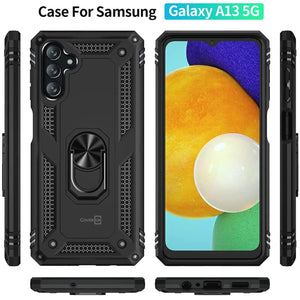 Samsung Galaxy A04S / Galaxy A13 5G Case with Metal Ring Kickstand