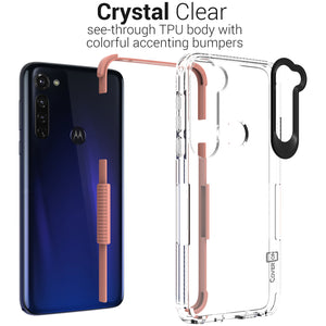 Motorola Moto G Stylus Clear Case - Protective TPU Rubber Phone Cover - Collider Series