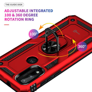 Motorola Moto G Pure Case with Metal Ring - Resistor Series