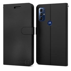 Motorola Moto G Play 2023 Wallet Case RFID Blocking Leather Folio Phone Pouch