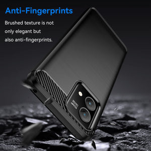 Motorola Moto G 5G 2023 Case Slim TPU Phone Cover w/ Carbon Fiber
