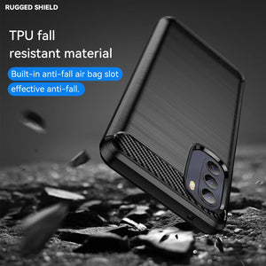 Motorola Moto G Stylus 2022 Slim Soft Flexible Carbon Fiber Brush Metal Style TPU Case