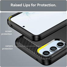 Load image into Gallery viewer, SAMSUNG GALAXY A24 Case Slim TPU Phone Cover w/ Carbon Fiber
