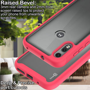 Motorola Moto E (2020) Case - Heavy Duty Shockproof Clear Phone Cover - EOS Series