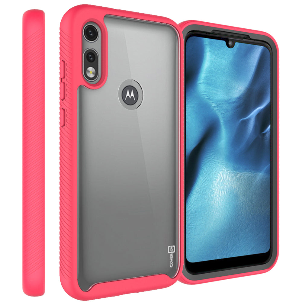 Motorola Moto E (2020) Case - Heavy Duty Shockproof Clear Phone Cover Motorola Moto E (2020) Case - Heavy Duty Shockproof Clear Phone Cover