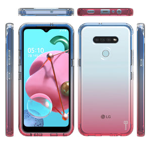 LG K51 / Reflect Clear Case Full Body Colorful Phone Cover - Gradient Series