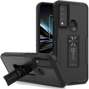 TCL 20 XE Case Heavy Duty Phone Cover with Kickstand