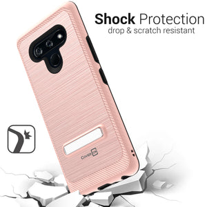 LG Stylo 6 Case - Metal Kickstand Hybrid Phone Cover - SleekStand Series