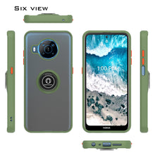 Load image into Gallery viewer, Nokia X100 Case - Clear Tinted Metal Ring Phone Cover
