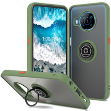 Load image into Gallery viewer, Nokia X100 Case - Clear Tinted Metal Ring Phone Cover
