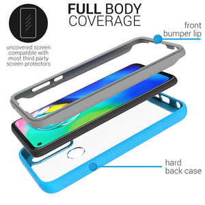 Motorola Moto G Power Case - Heavy Duty Shockproof Clear Phone Cover - EOS Series